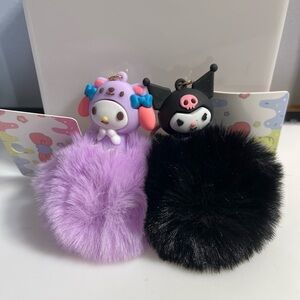 Besties - Kuromi & My Melody bag charm / keychain